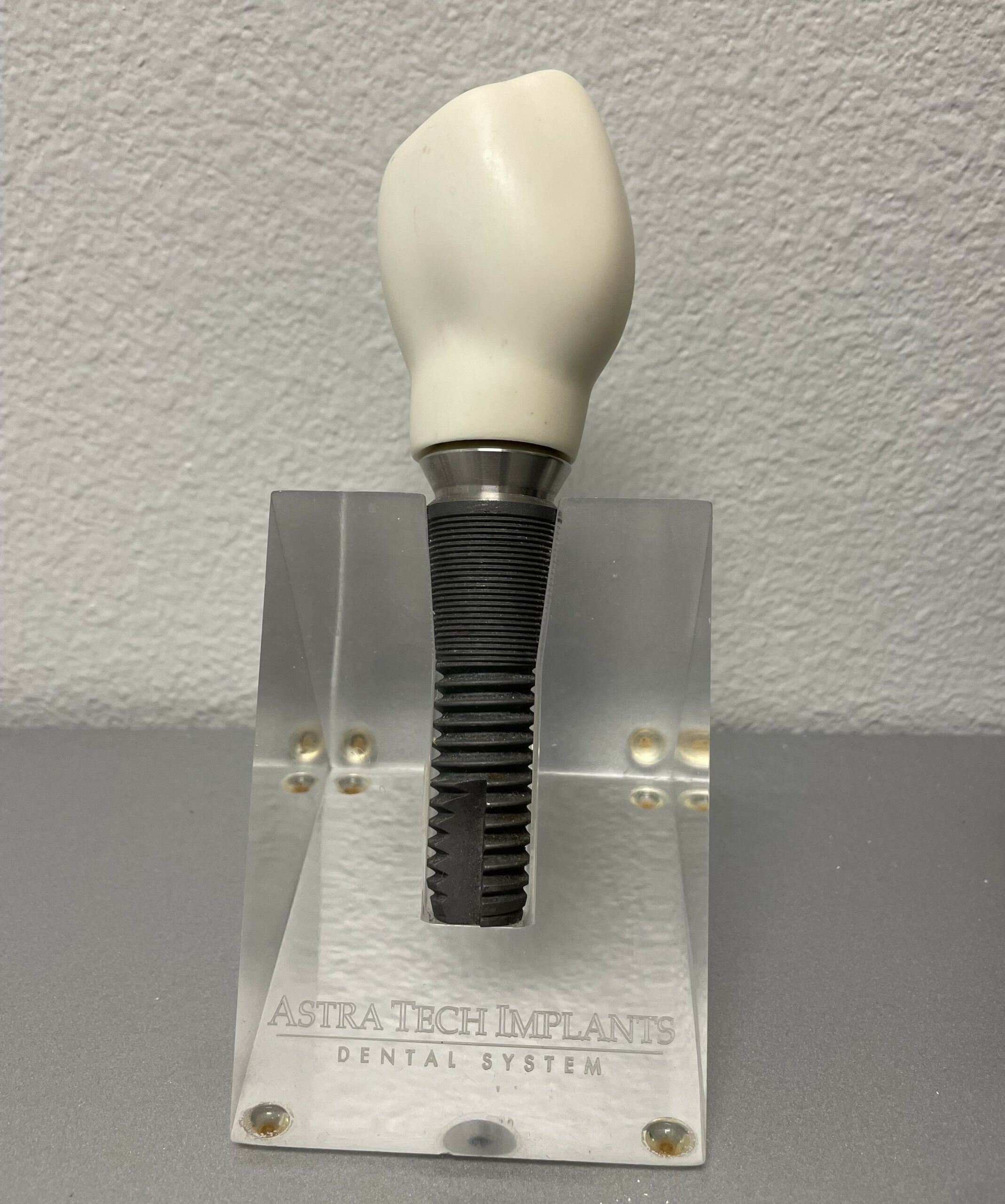 Model of a dental implant