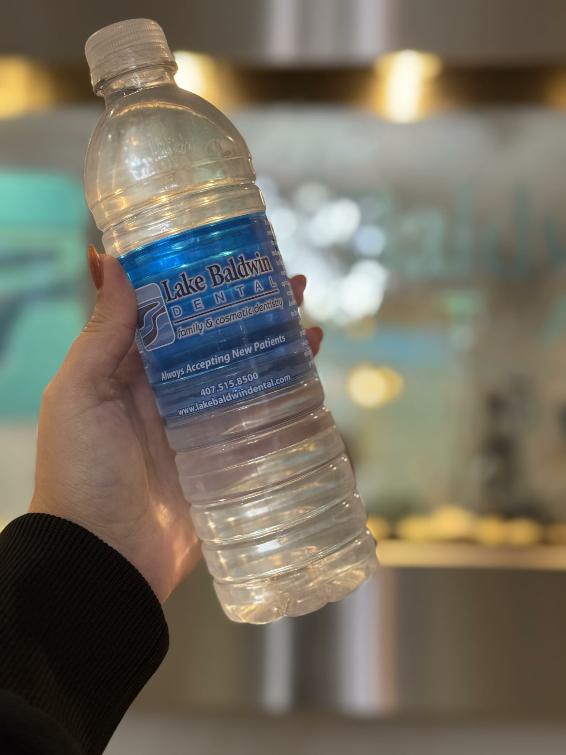 And grab a bottle of water in our lobby at your next visit!